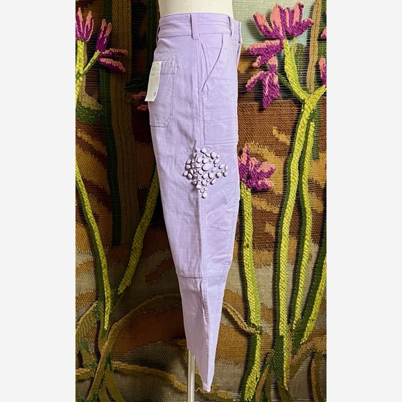 Anthropologie Wanderer Jeweled Pants 27 - Picture 7 of 16